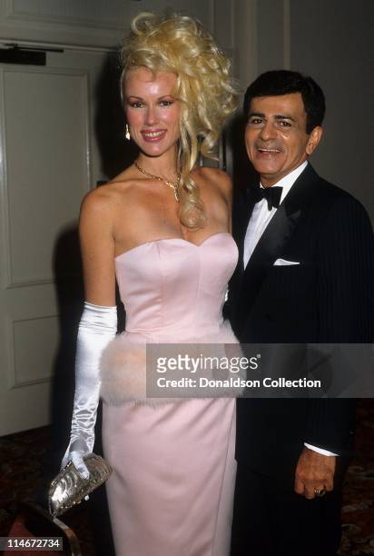 Disc jockey, TV personality and actor Casey Kasem and wife Jean Kasem attend the St. Jude Children's Hospital Benefit Gala on August 30, 1986 at the...