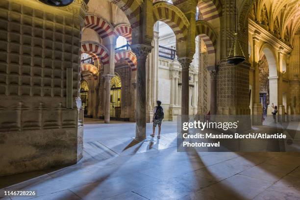 mosque cathedral of córdoba - cordoba spain stock pictures, royalty-free photos & images