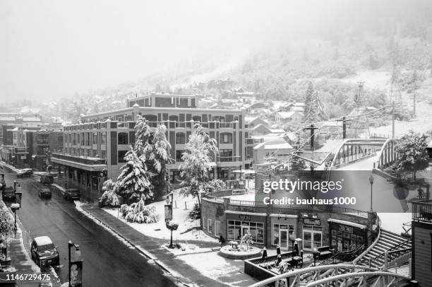 park city, utah - park city utah night stock pictures, royalty-free photos & images