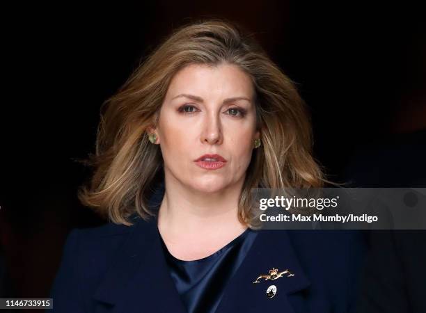 Penny Mordaunt, Secretary of State for Defence attends a service to recognise fifty years of continuous deterrent at sea at Westminster Abbey on May...