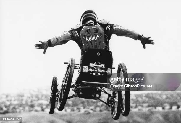 off-road wheelchair racer - paraplegic race stock pictures, royalty-free photos & images