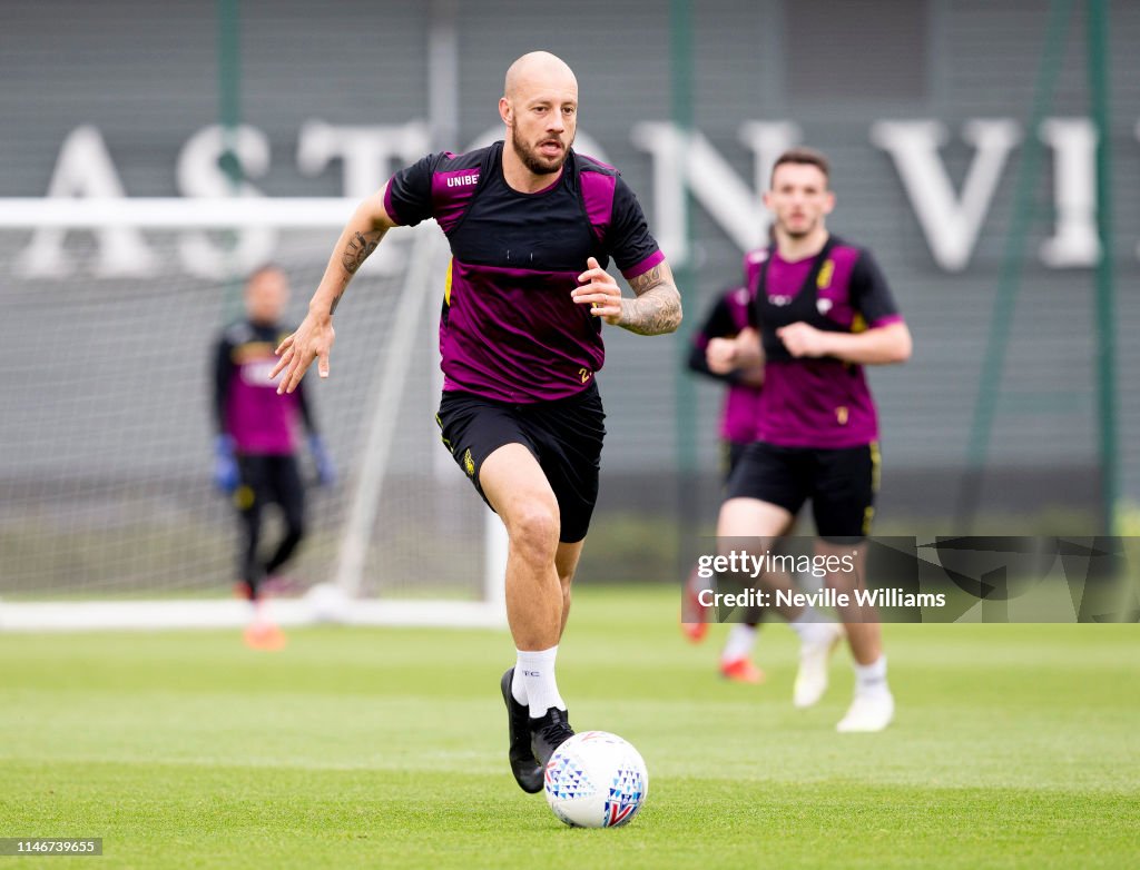 Aston Villa Training and Press Conference