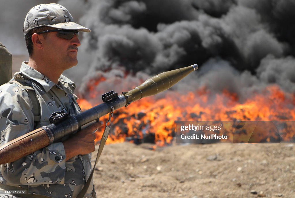 Afghanistan Drugs Burning