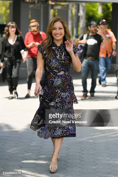 Carrie Ann Inaba visits "Extra" at Universal Studios Hollywood on May 03, 2019 in Universal City, California.