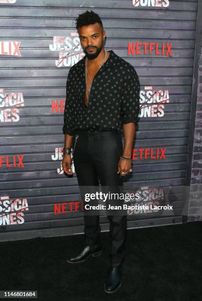 Eka Darville attends a special screening of Netflix's "Jessica Jones" Season 3 at Arclight Cinemas on May 28, 2019 in Los Angeles, California.