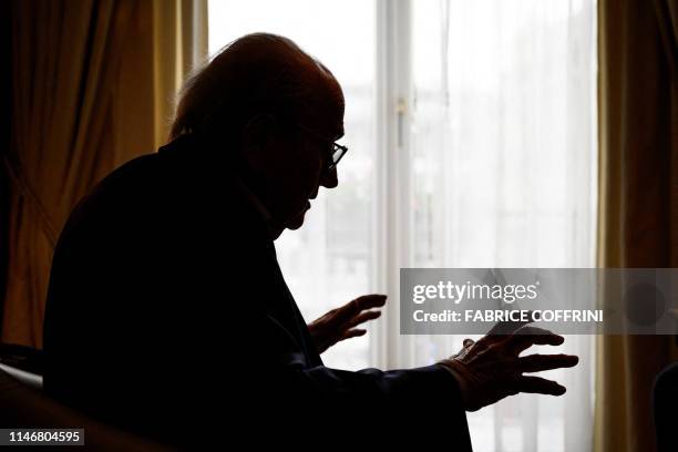 Former FIFA president Sepp Blatter speaks during an interview with AFP on May 28, 2019 in Zurich. Sepp Blatter has blasted his successor as FIFA head...