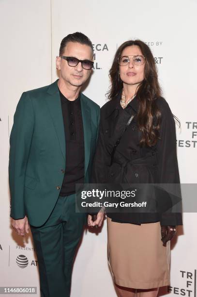 Dave Gahan and Jennifer Sklias Gahan attends a screening of 'It Takes a Lunatic' during the 2019 Tribeca Film Festival at BMCC Tribeca PAC on May 03,...