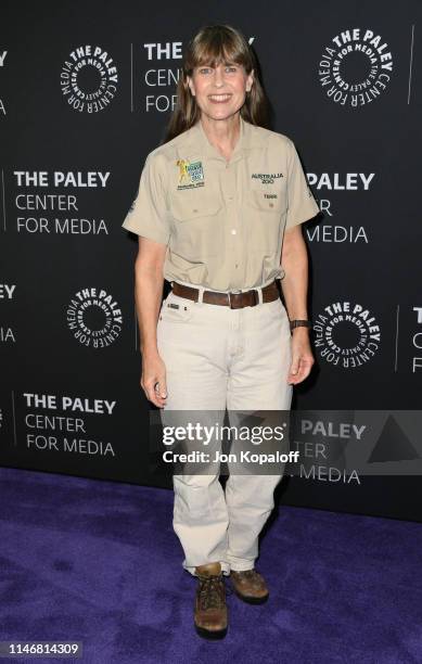 Terri Irwin attends The Paley Center For Media Presents: An Evening With The Irwins: "Crikey! It's The Irwins" Screening And Conversation at The...