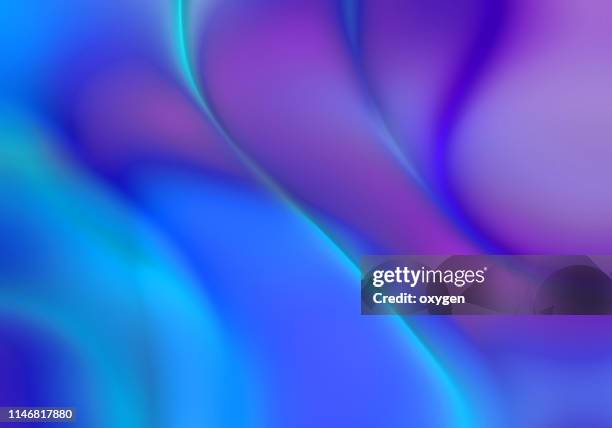 trendy neon ultra violet and blue abstract wave background - ultraviolett stock-fotos und bilder