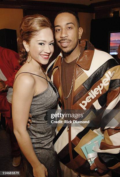 Diana DeGarmo and Ludacris during Georgia GRAMMY Nominees Honored by the Recording Academy and Tiffany & Co. At Tiffany & Co. In Atlanta, Georgia,...