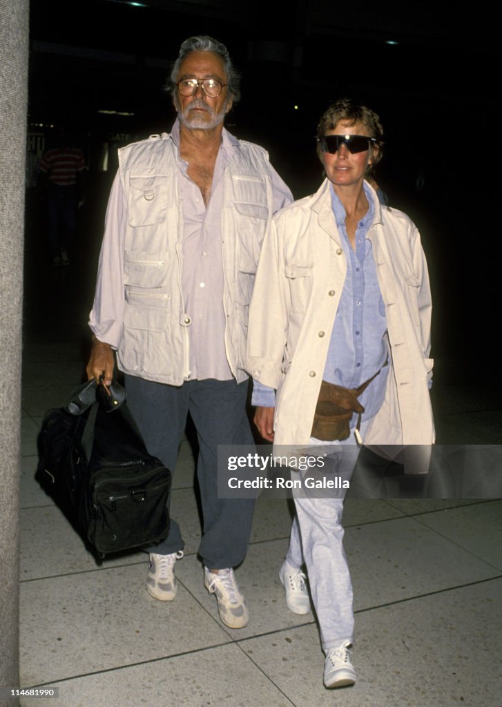 Bo Derek and John Derek Sighting at Los Angeles International Airport - August 15, 1994