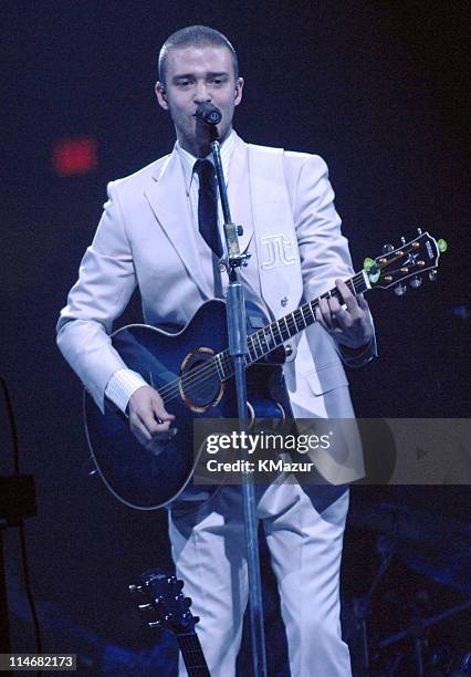 Justin Timberlake during Justin Timberlake Tour Opener FutureSex/LoveShow 2007 World Tour at iPay One Center in San Diego - January 8, 2007 at iPay...