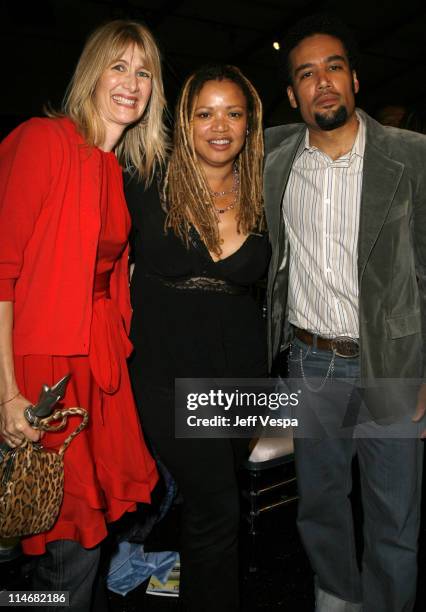 Laura Dern, recipient of a Special Distinction Award , Kasi Lemmons and Ben Harper *EXCLUSIVE*