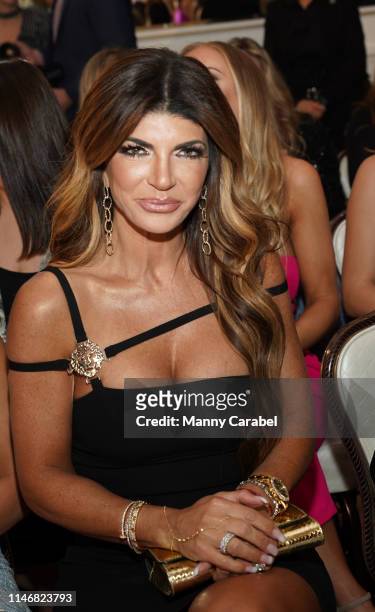 Teresa Giudice attends the Envy By Melissa Gorga Fashion Show on May 03, 2019 in Hawthorne, New Jersey.