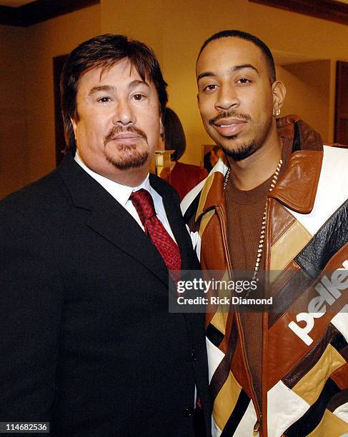 Rick Baker and Ludacris during Georgia GRAMMY Nominees Honored by the Recording Academy and Tiffany & Co. At Tiffany & Co. In Atlanta, Georgia,...