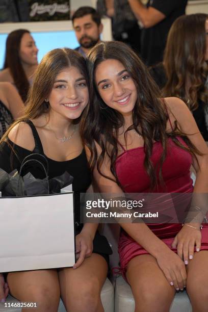 Milania Giudice and Antonia Gorga attend the Envy By Melissa Gorga Fashion Show on May 03, 2019 in Hawthorne, New Jersey.