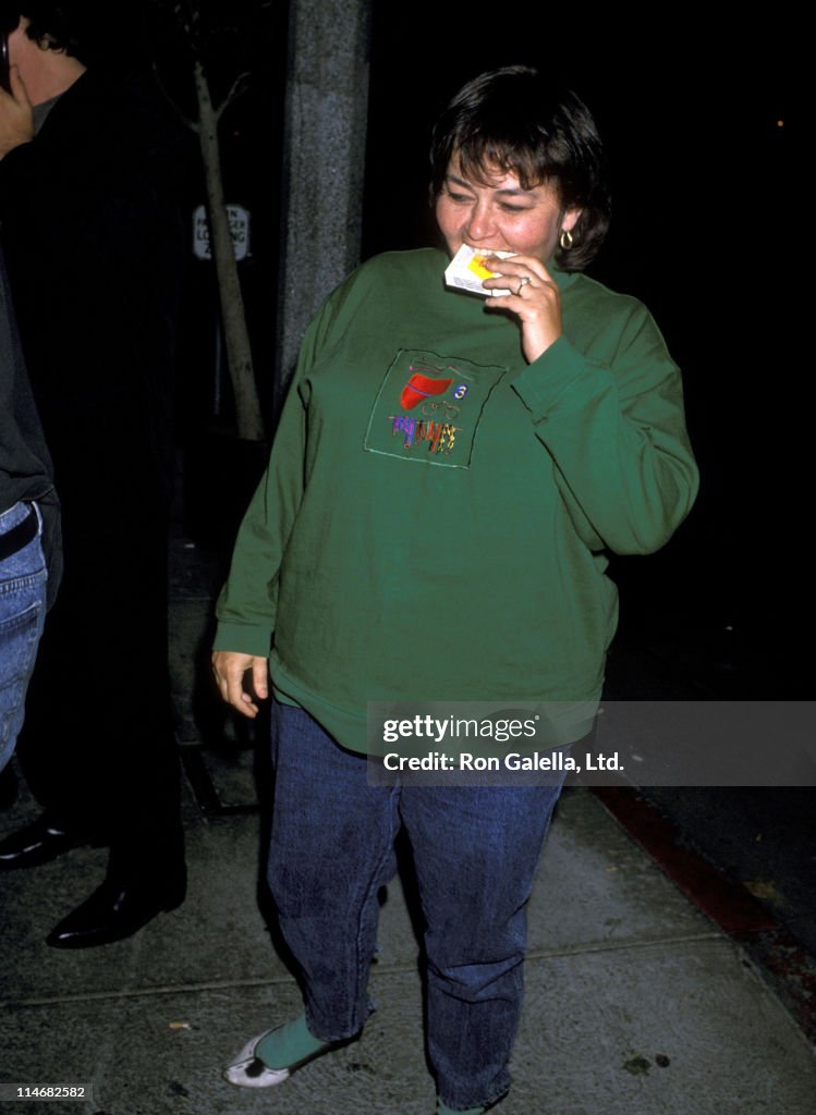 Roseanne and Tom Arnold Sighted at The Improv in New York City - September 8, 1989