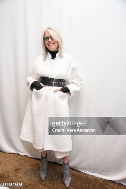 Diane Keaton at the "Poms" Press Conference at the Four Seasons Hotel on May 02, 2019 in Beverly Hills, California.