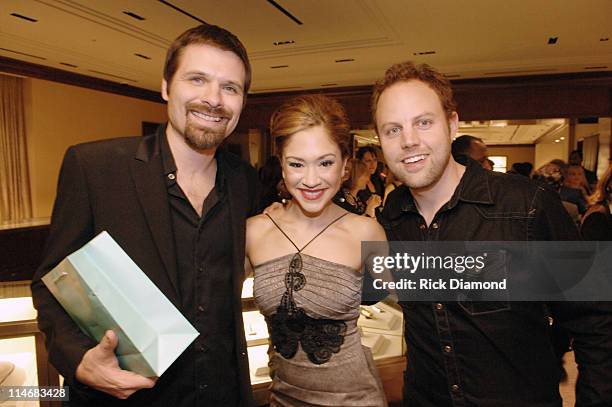 Mac Powell of Third Day, Diana DeGarmo and David Carr of Third Day