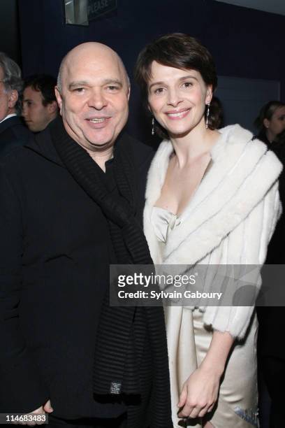 Anthony Minghella and Juliette Binoche during The Weinstein Company's Premiere of "Breaking and Entering" - Red Carpet and Inside Arrivals at Paris...