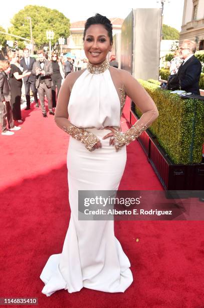 Adrienne Houghton attends the 46th annual Daytime Creative Arts Emmy Awards at Pasadena Civic Center on May 03, 2019 in Pasadena, California.