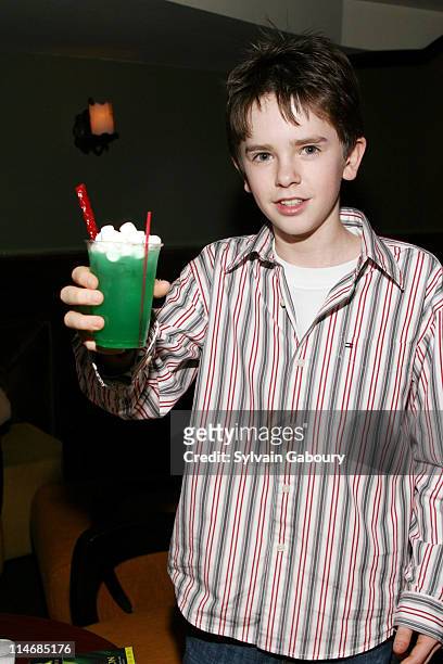 Freddie Highmore during The Weinstein Companys' "Arthur and the Invisibles" New York Premiere - After Party at Providence at 311 West 57th Street in...