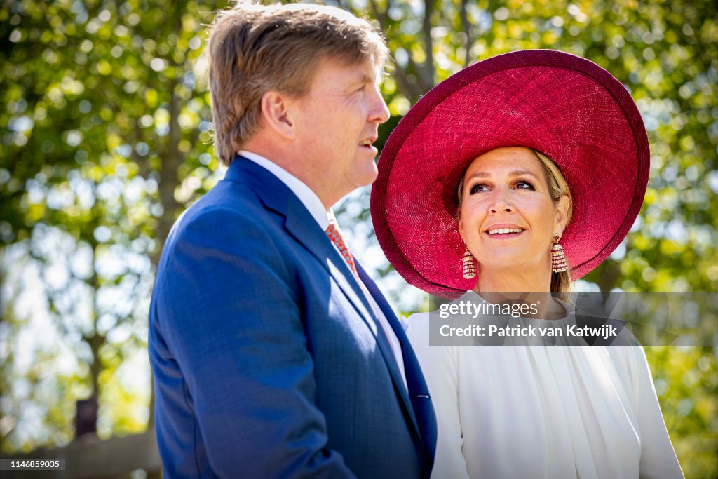 King Willem-Alexander Of The Netherlands & Queen Maxima Of The Netherlands Visit Betuwe