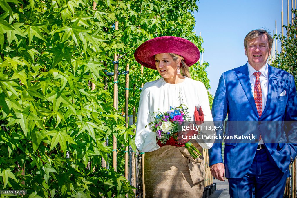 King Willem-Alexander Of The Netherlands & Queen Maxima Of The Netherlands Visit Betuwe