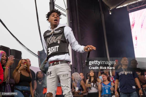 Rapper YoungBoy Never Broke Again performs onstage during JMBLYA at Fair Park on May 03, 2019 in Dallas, Texas.
