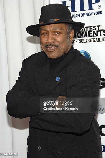 Joe Frazier during "The 50 Greatest Moments At Madison Square Garden" New York Screening - January 18, 2007 at The Club Bar & Grill in New York City,...