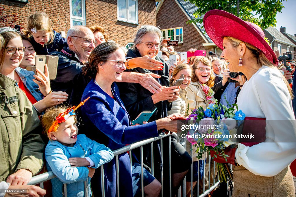 King Willem-Alexander Of The Netherlands & Queen Maxima Of The Netherlands Visit Betuwe