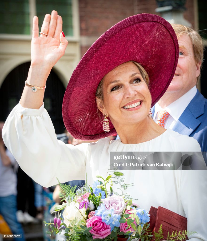 King Willem-Alexander Of The Netherlands & Queen Maxima Of The Netherlands Visit Betuwe