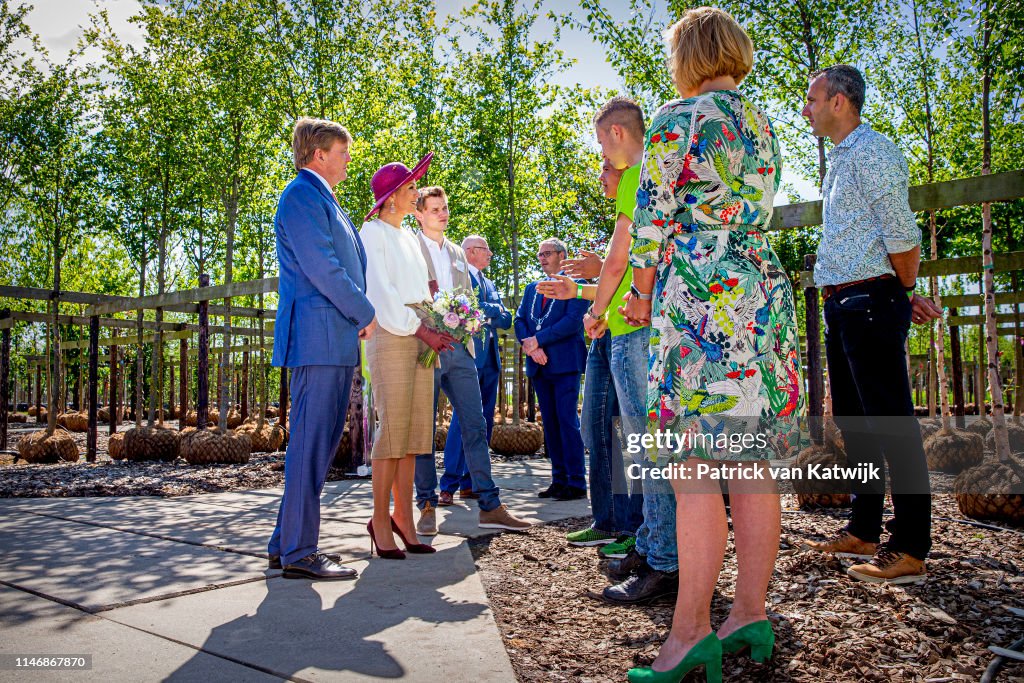 King Willem-Alexander Of The Netherlands & Queen Maxima Of The Netherlands Visit Betuwe