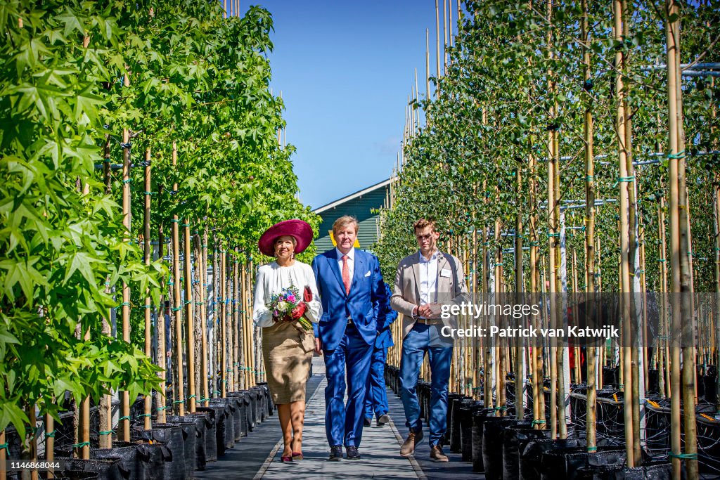 King Willem-Alexander Of The Netherlands & Queen Maxima Of The Netherlands Visit Betuwe