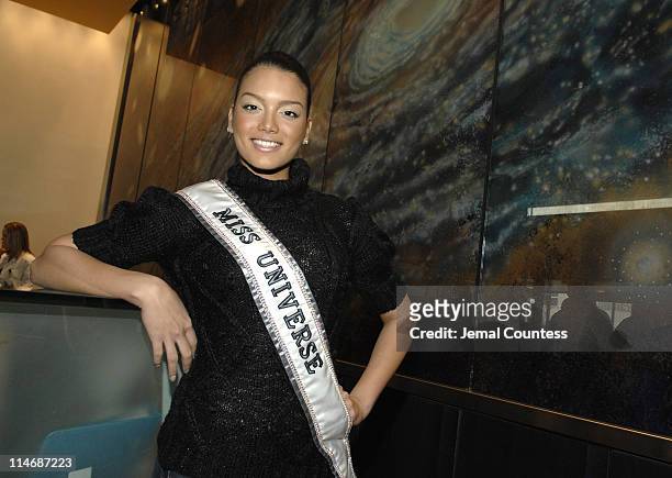 Zuleyka Rivera, Miss Universe 2007 at Children's Hospital at Montefiore on January 30, 2006 in Bronx, New York