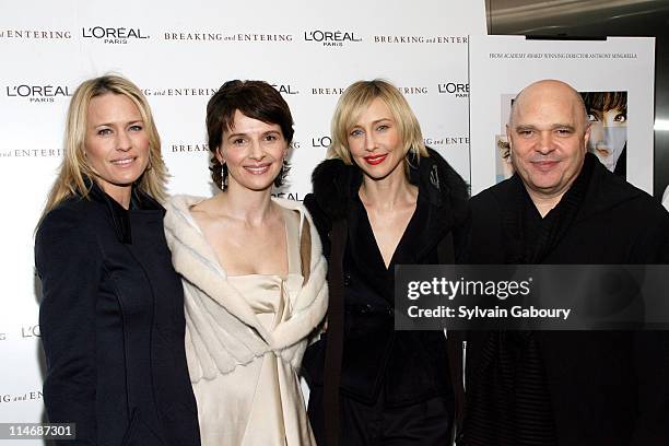 Robin Wright Penn, Juliette Binoche Vera Farmiga and Anthony Minghella