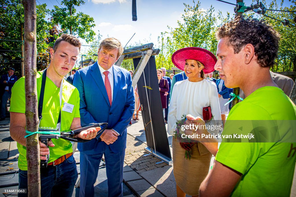 King Willem-Alexander Of The Netherlands & Queen Maxima Of The Netherlands Visit Betuwe