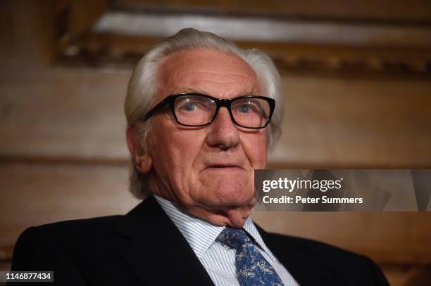 Lord Michael Heseltine attends a European Movement event on May 29, 2019 in London, England. Lord Michael Heseltine was announced as European...