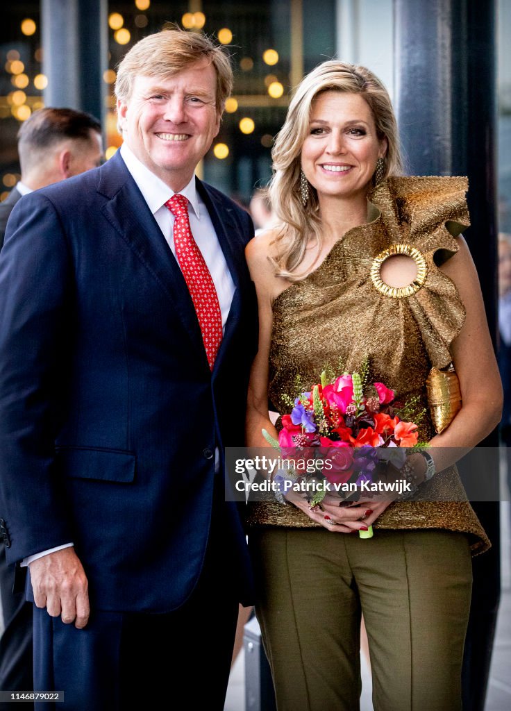 King Willem-Alexander Of The Netherlands & Queen Maxima Of The Netherlands Attend The Holland Festival In The Hague