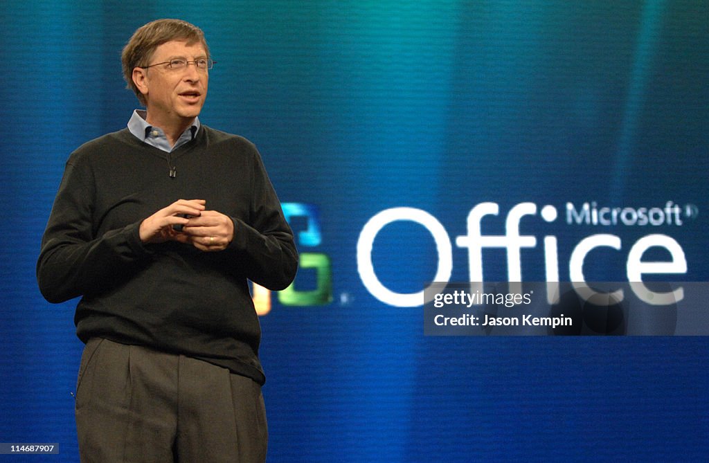 Bill Gates Keynotes The Launch Of Microsoft Windows Vista Operating System - January 29, 2007