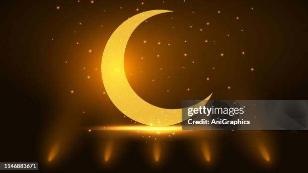 half moon background - moon surface close up stock illustrations