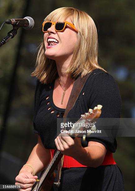 Grace Potter of Grace Potter & The Nocturnals performs onstage during the 2008 Outside Lands Music And Arts Festival held at Golden Gate Park on...