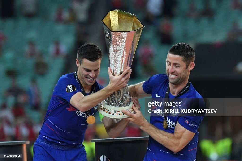 FBL-EUR-C3-CHELSEA-ARSENAL-FINAL-TROPHY