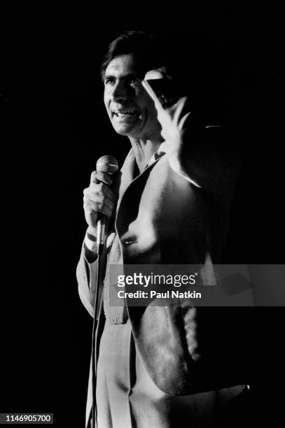 Comedian David Steinberg performs on stage at the Park West in Chicago, Illinois, May 27, 1978.