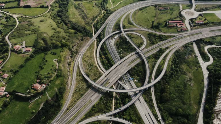 Best Interchanges 46 Double Roundabout Interchange Stock Videos, Footage, & 4K Video ...