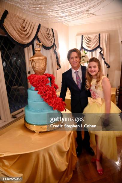 Larry Birkhead and Dannielynn Birkhead attends the Barnstable Brown Kentucky Derby Eve Gala on May 03, 2019 in Louisville, Kentucky.