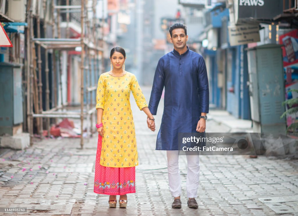 Beautiful Indian couple