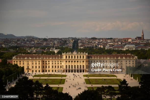 May 25 : General view of the Schonbrunn Palace on May 25, 2019 in Vienna, Austria.