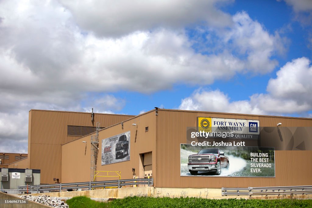 General Motors CEO Mary Barra Gives Business Update At Fort Wayne Assembly Plant