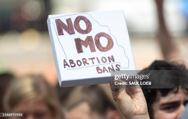 Thousands of demonstrators march in support of Planned Parenthood and pro-choice as they protest a state decision that would effectively halt...